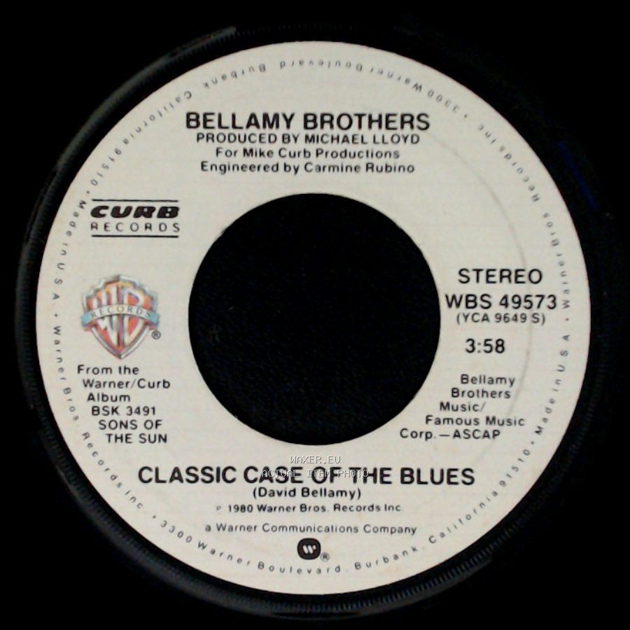 Bellamy Brothers - Classic Case Of The Blues / Lovers Live Longer side A