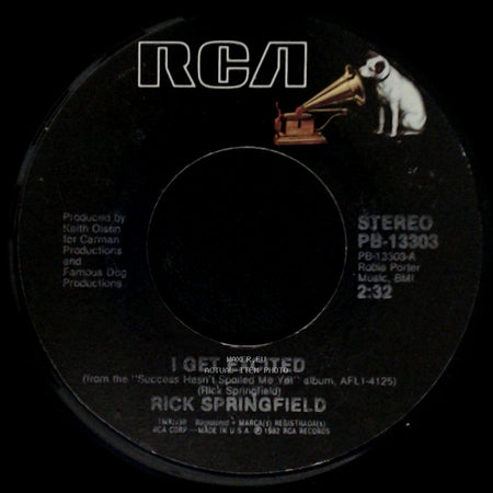 Rick Springfield - I Get Excited / Kristina side A