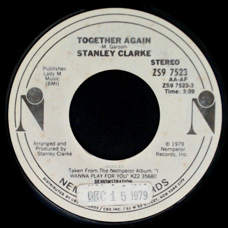 Stanley Clarke - Together Again / Together Again side B