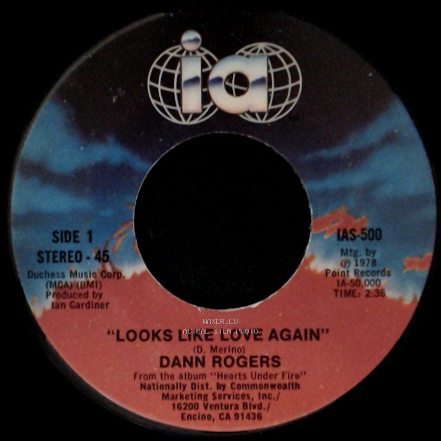 Dann Rogers - Looks Like Love Again / Lucy side A