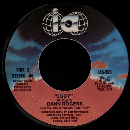 Dann Rogers - Looks Like Love Again / Lucy side B