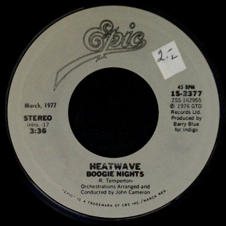 Heatwave - Always And Forever / Boogie Nights side B