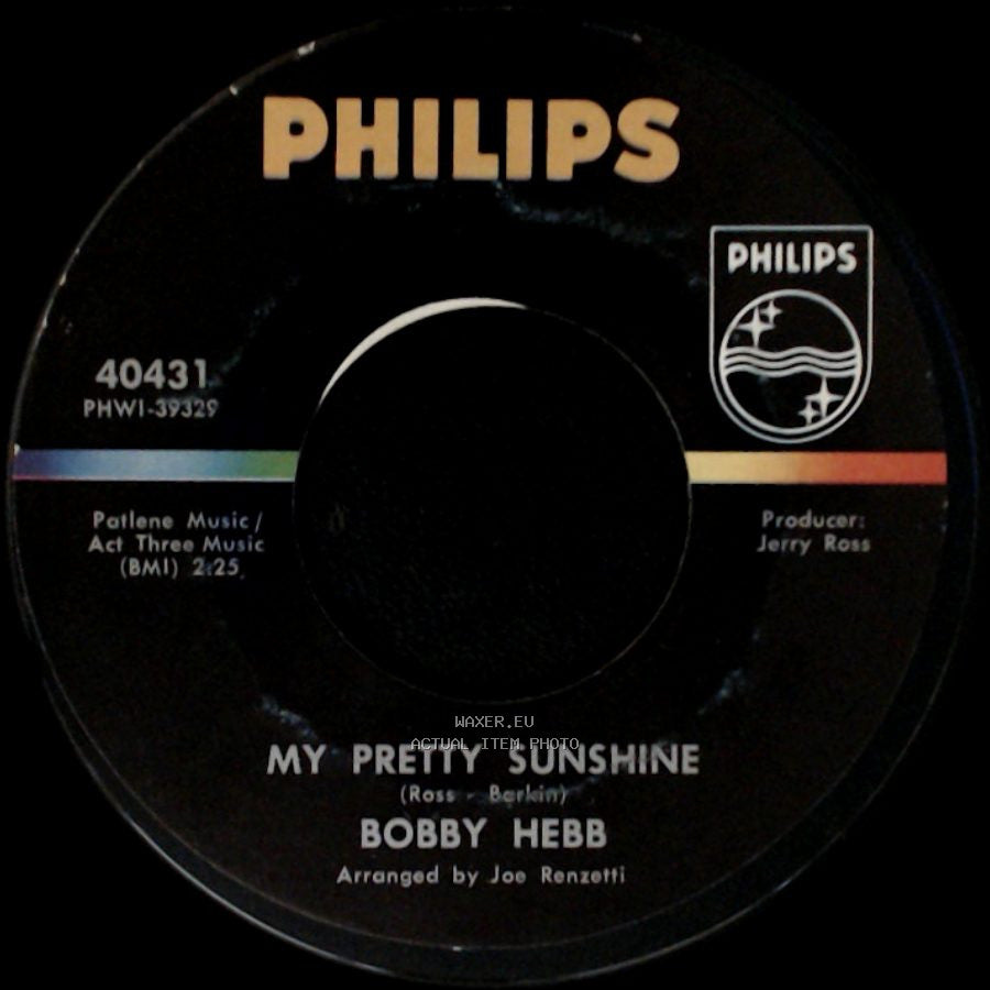 Bobby Hebb - Ooh La La / My Pretty Sunshine side B
