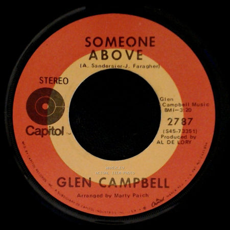 Glen Campbell - Someone Above / Oh Happy Day side A