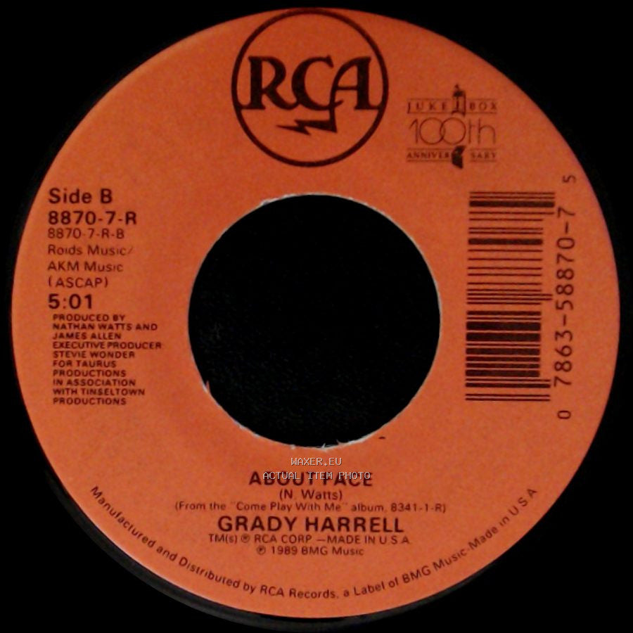 Grady Harrell - Sticks And Stones (Edit) / About Face side B