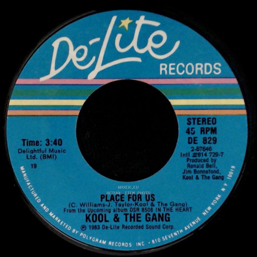 Kool & The Gang - Joanna / Place For Us side B