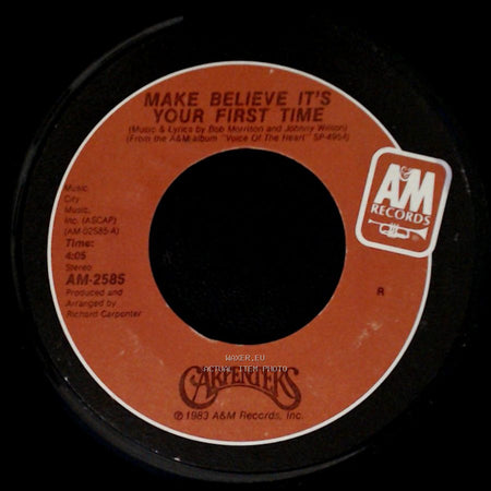 Carpenters - Look To Your Dreams / Make Believe It's Your First Time side B