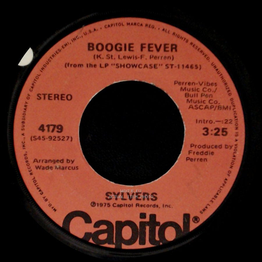 Sylvers - Boogie Fever / Free Style side A