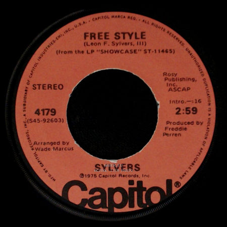 Sylvers - Boogie Fever / Free Style side B