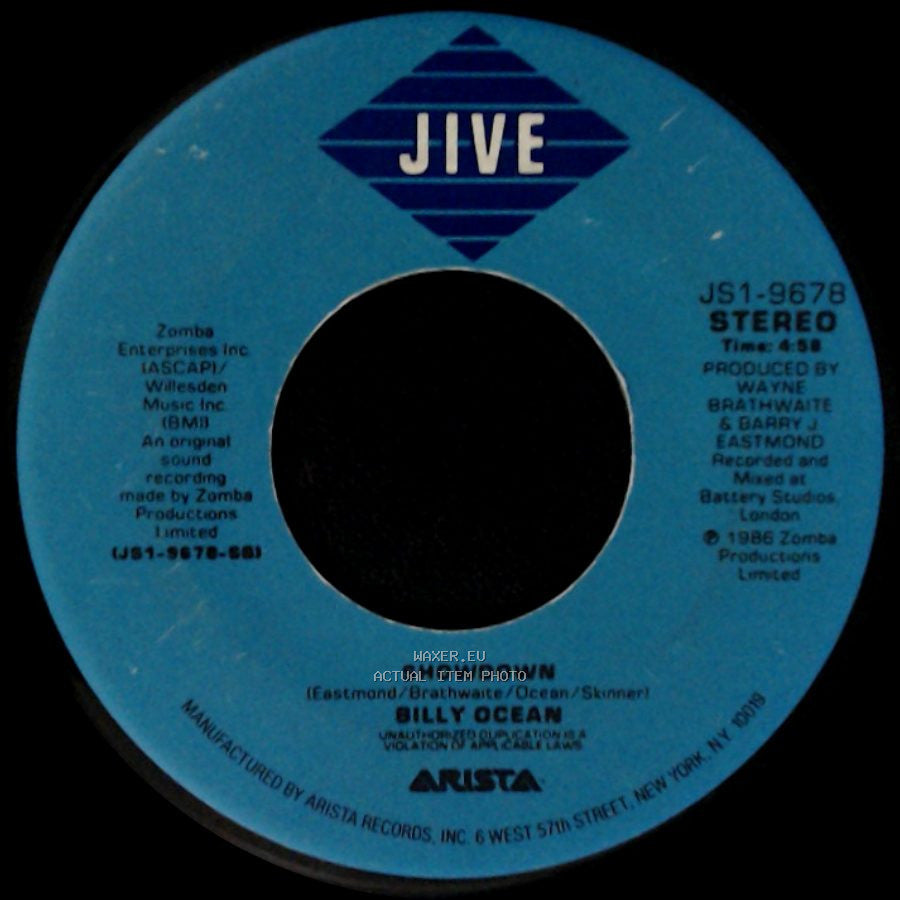 Billy Ocean - Get Outta My Dreams, Get Into My Car / Showdown side B