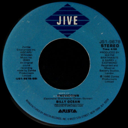Billy Ocean - Get Outta My Dreams, Get Into My Car / Showdown side B