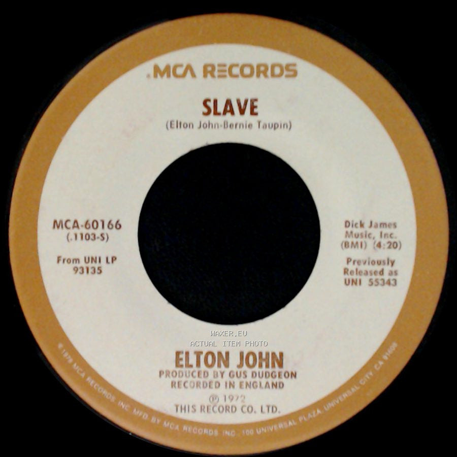 Elton John - Slave / Honky Cat side A