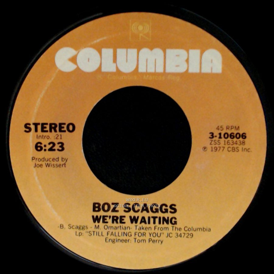Boz Scaggs - We're Waiting / Hard Times side A