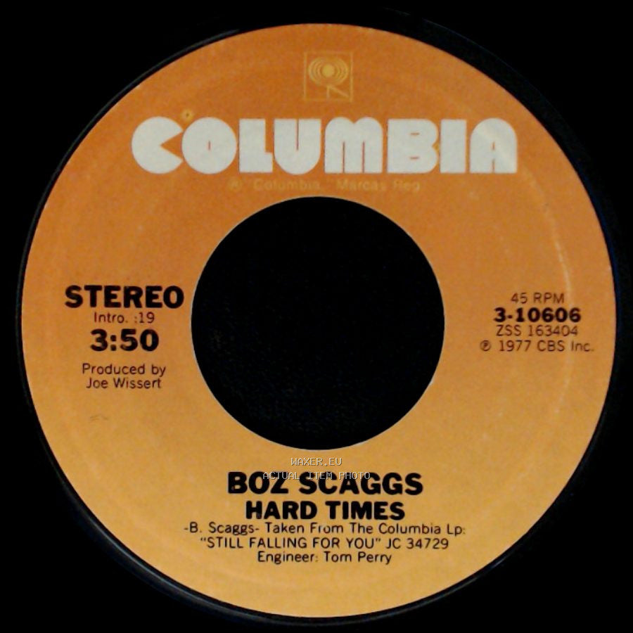 Boz Scaggs - We're Waiting / Hard Times side B