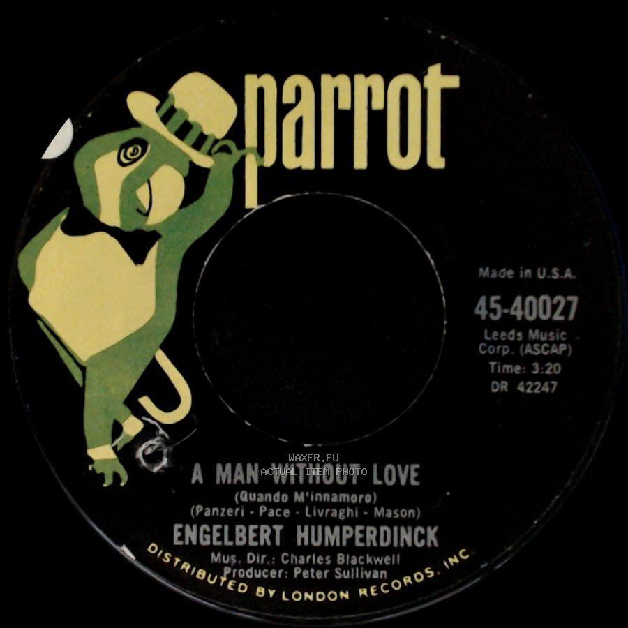 Engelbert Humperdinck - Call On Me / A Man Without Love side B