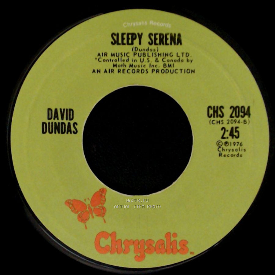 David Dundas - Sleepy Serena / Jeans On side A