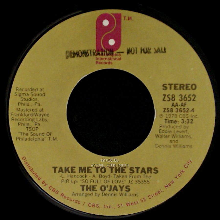 The O'jays - Brandy / Take Me To The Stars side B