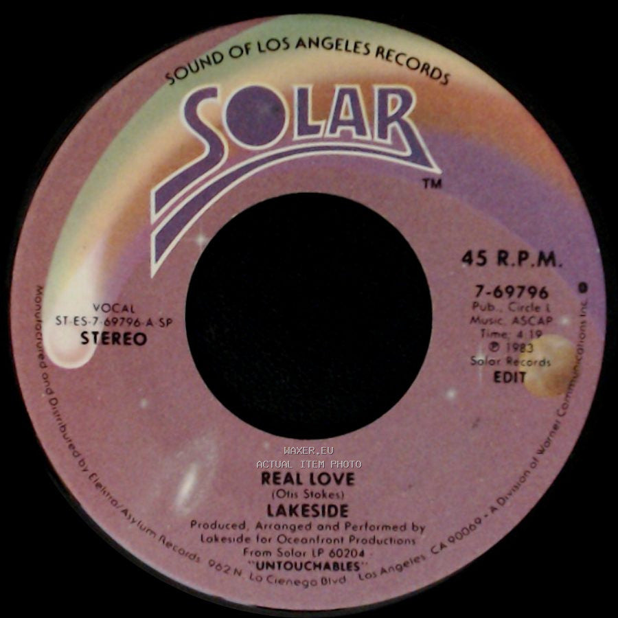 Lakeside - Tinsel Town Theory (Aka: The Hollywood Story) / Real Love side B