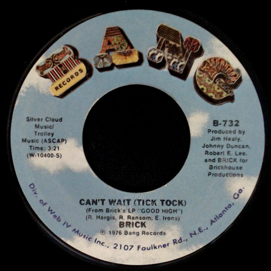 Brick - Can't Wait (Tick Tock) / That's What It's All About side A