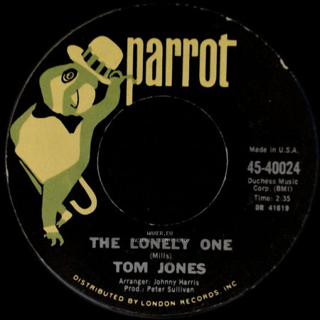 Tom Jones - The Lonely One / I'm Coming Home side A