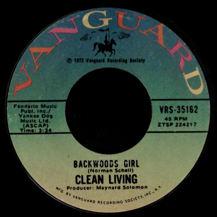 Clean Living - Backwoods Girl / In Heaven There Is No Beer side A