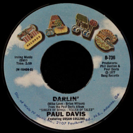 Paul Davis - Darlin' / You're Not Just A Rose side A