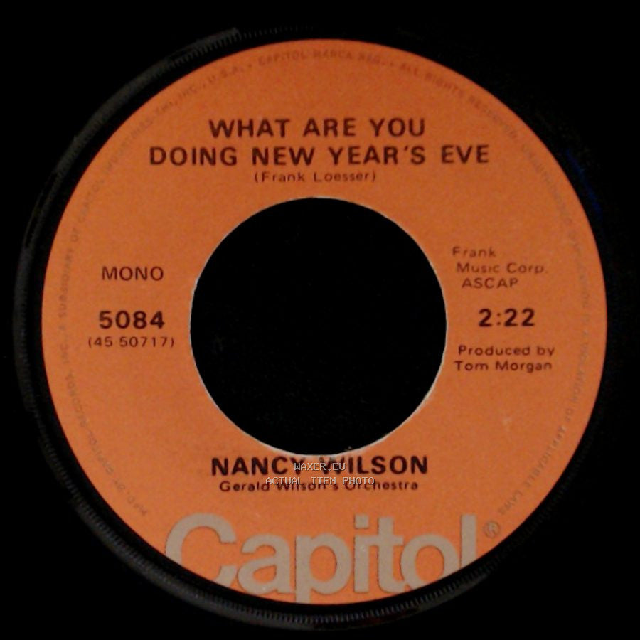 Nancy Wilson - That's What I Want For Christmas / What Are You Doing New Year's Eve side B