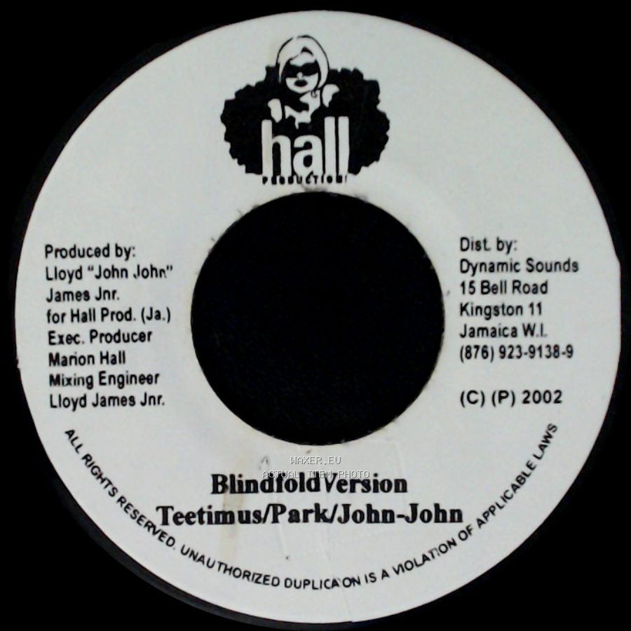 Wayne Wonder - The Flow / Blindfold Version side B