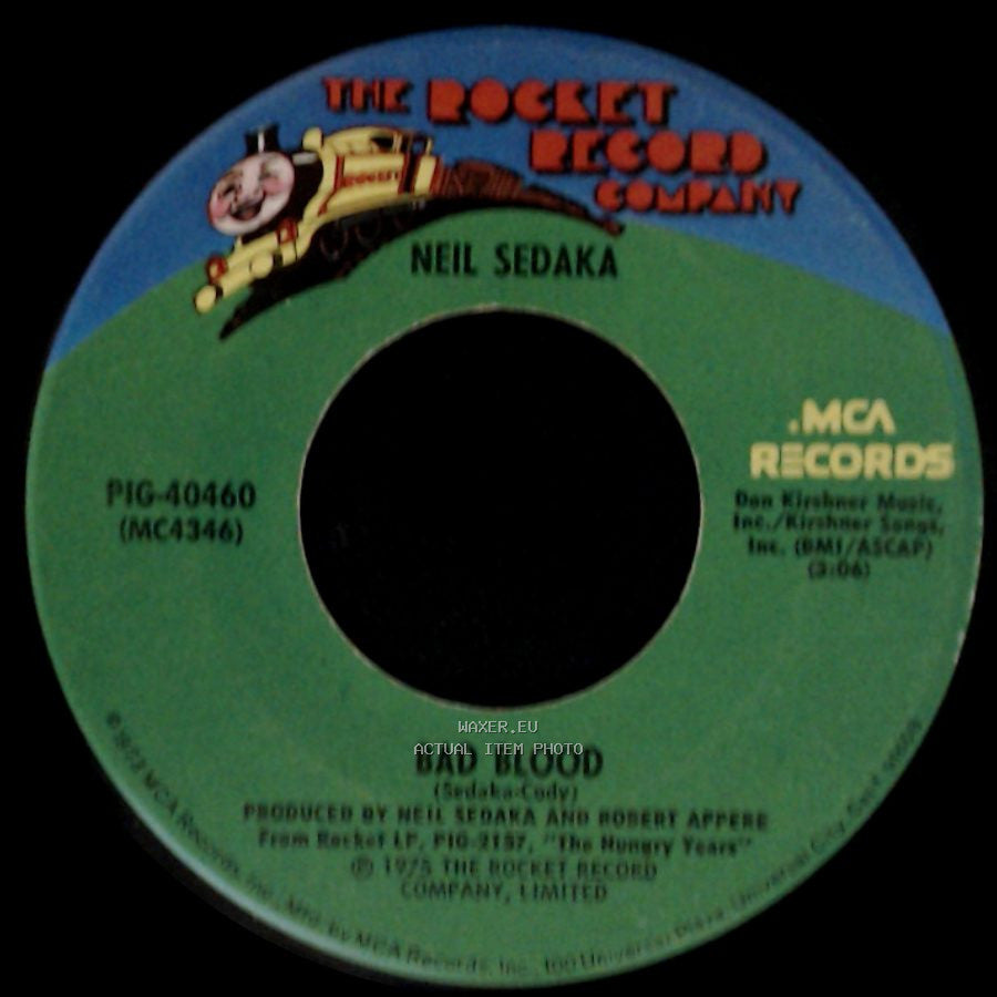 Neil Sedaka - Bad Blood / Your Favorite Entertainer side A
