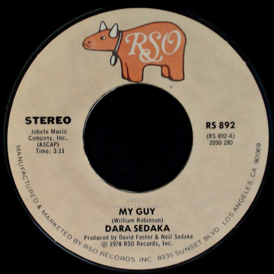 Dara Sedaka - Beautiful You / My Guy side B