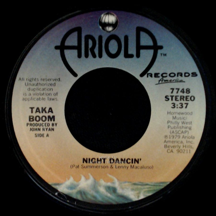 Taka Boom - Night Dancin' / Cloud Dancer side A