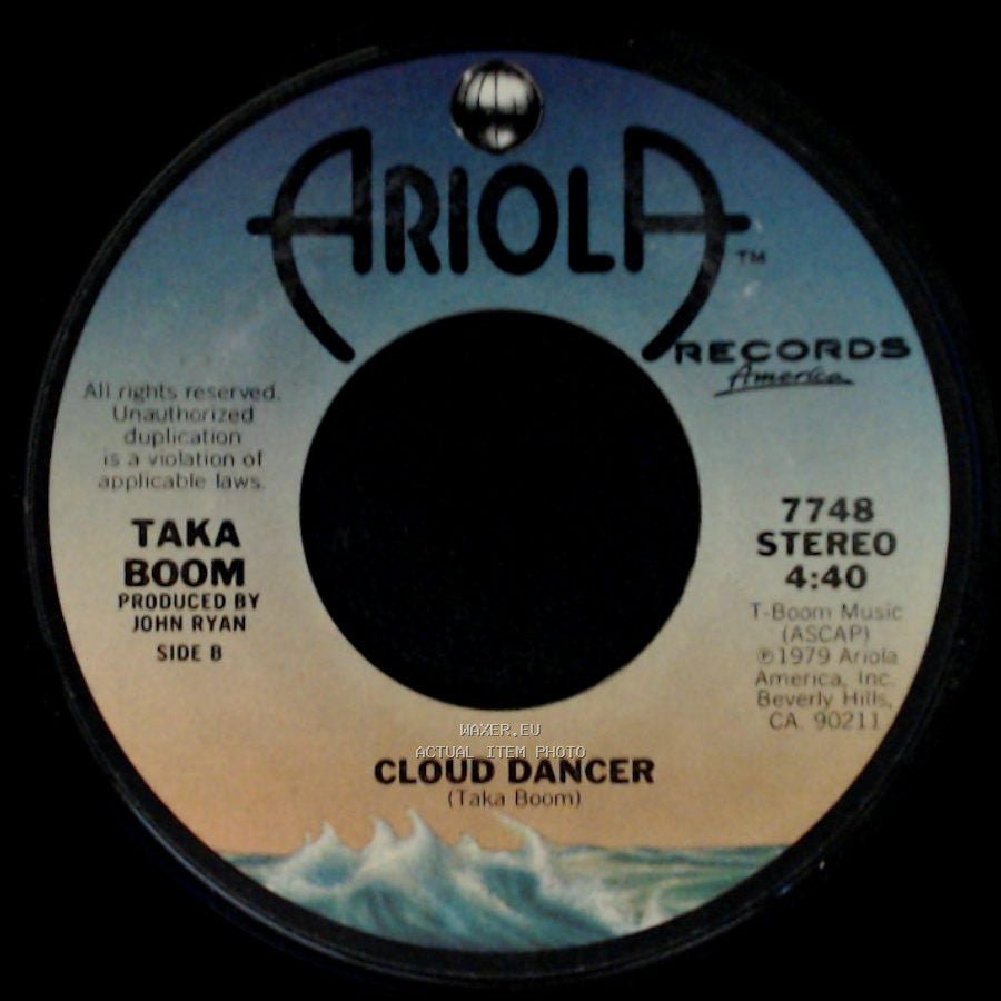 Taka Boom - Night Dancin' / Cloud Dancer side B