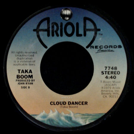 Taka Boom - Night Dancin' / Cloud Dancer side B