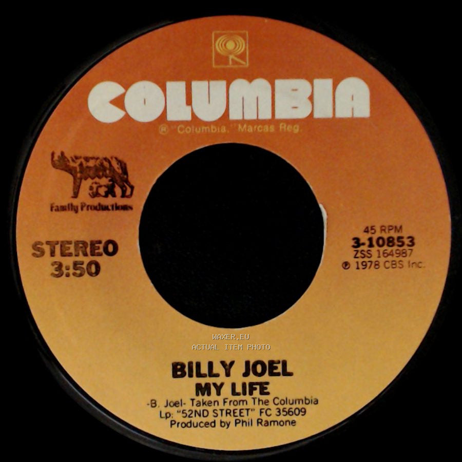 Billy Joel - My Life / 52Nd Street side A