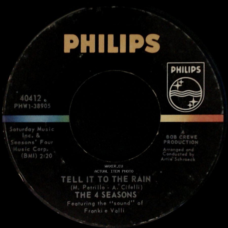 The 4 Seasons - Tell It To The Rain / Show Girl side A
