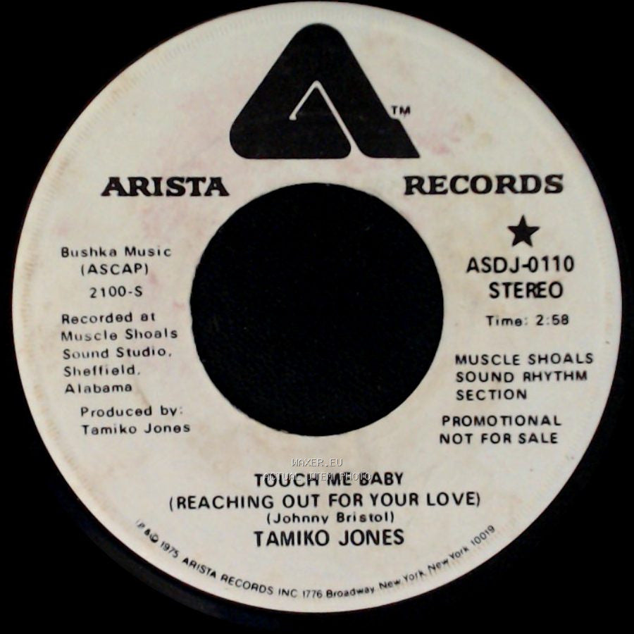 Tamiko Jones - Touch Me Baby (Reaching Out For Your Love) / Touch Me Baby (Reaching Out For Your Love) side A