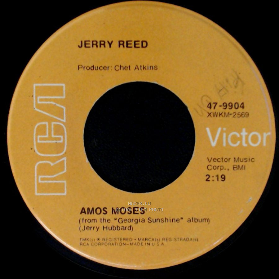 Jerry Reed - Amos Moses / The Preacher And The Bear side A