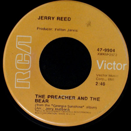 Jerry Reed - Amos Moses / The Preacher And The Bear side B