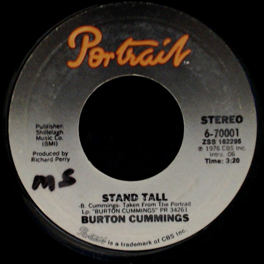 Burton Cummings - Stand Tall / Burch Magic side A