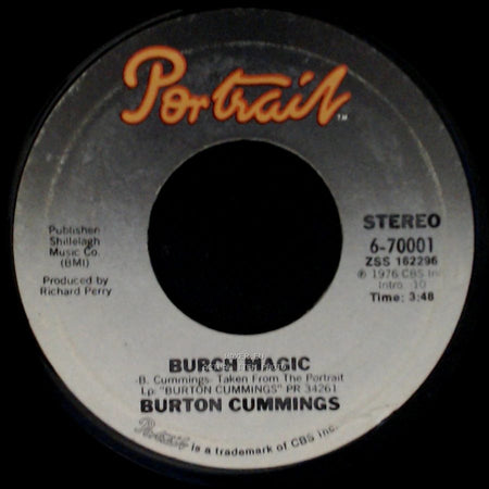 Burton Cummings - Stand Tall / Burch Magic side B