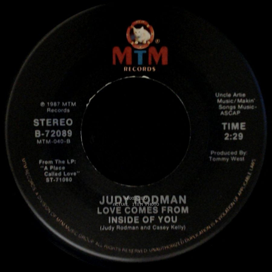 Judy Rodman - I'll Be Your Baby Tonight / Love Comes From Inside Of You side B