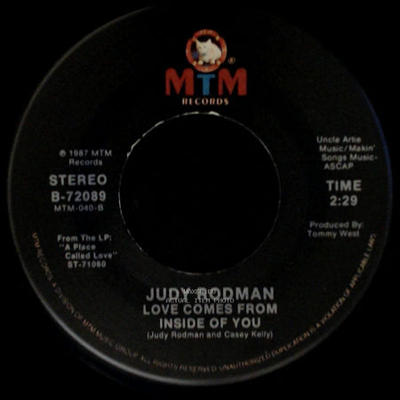 Judy Rodman - I'll Be Your Baby Tonight / Love Comes From Inside Of You side B
