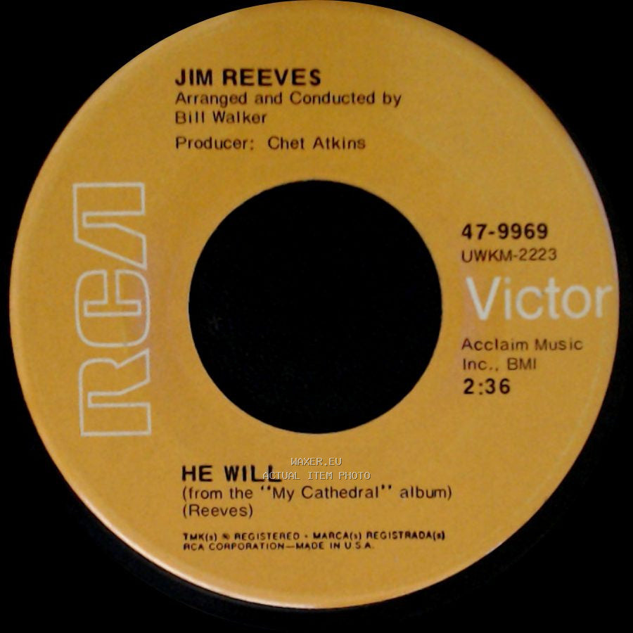 Jim Reeves - Gypsy Feet / He Will side B