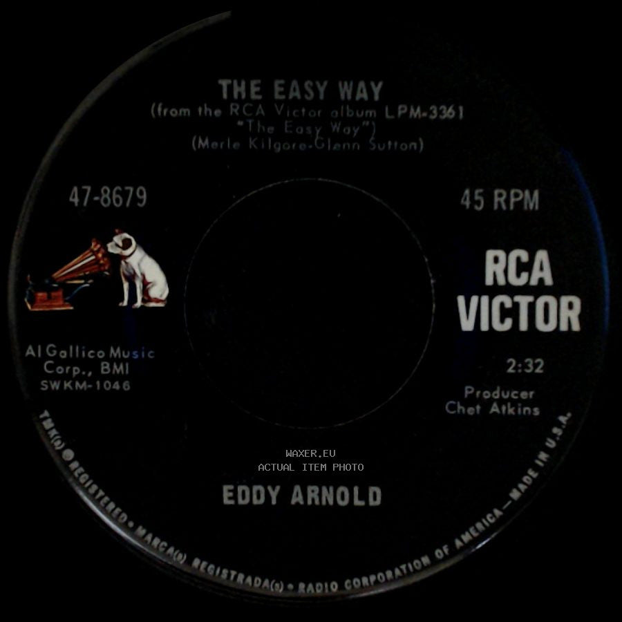Eddy Arnold - Make The World Go Away / The Easy Way side B