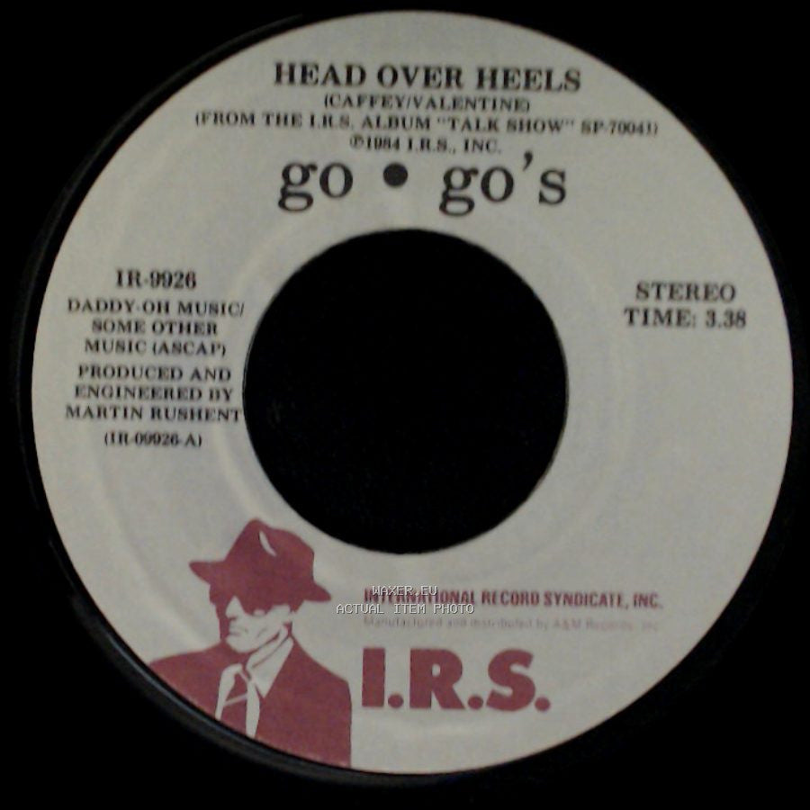 Go Go's - Good For Gone / Head Over Heels side B