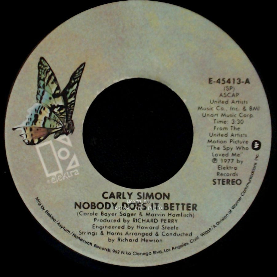 Carly Simon - Nobody Does It Better / After The Storm side A