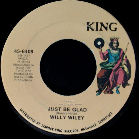 Willy Wiley - Push & Shove / Just Be Glad side B