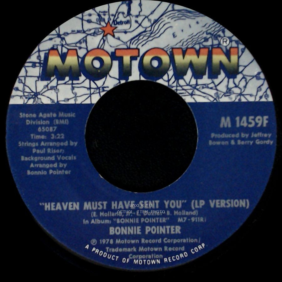 Bonnie Pointer - Heaven Must Have Sent You / Heaven Must Have Sent You (Lp Version) side B
