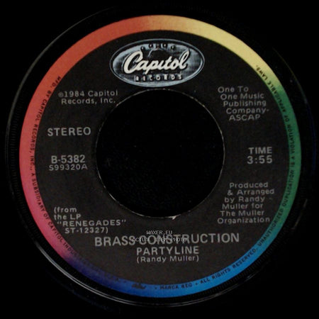Brass Construction - Partyline / We Can Bring It Back side A