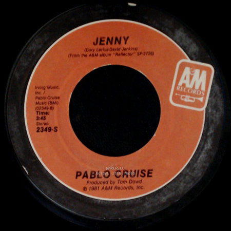 Pablo Cruise - Cool Love / Jenny side B